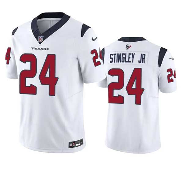 Men & Women & Youth Houston Texans #24 Derek Stingley Jr. White 2023 F.U.S.E Vapor Untouchable Stitched Football Jersey